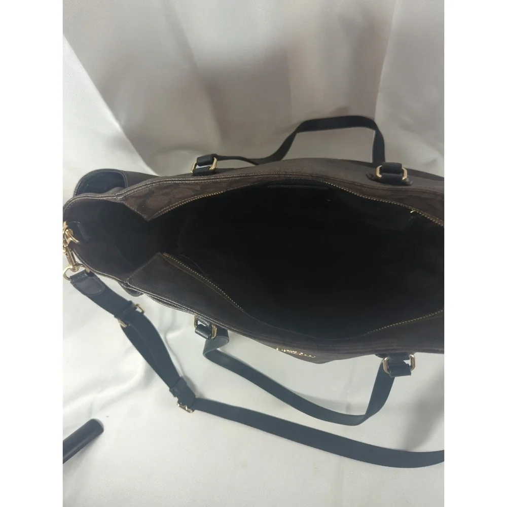 Coach Monogram Baby Diaper Bag Signature Crossbody Tote